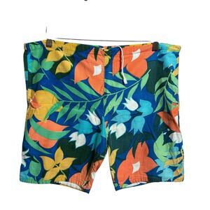 Vintage 1960s Jantzen Graphic Bold Print Swim Trunks Size Medium Made In The USA